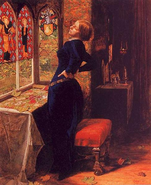 Sir John Everett Millais Mariana oil painting picture